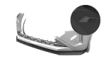 CSR Frontspoiler | Cup-Spoilerlippe mit ABE für Opel Frontera CSL025-S strukturiert schwarz matt (keine Lackierung erforderlich)