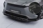 CSR Frontspoiler | Cup-Spoilerlippe mit ABE für Toyota bZ4X / Subaru Solterra CSL881-C Carbon Look Hochglanz (keine Lackierung erforderlich)