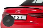 CSR Heckspoiler | Heckflügel mit ABE für Audi A5 F5 Cabrio HF628-S strukturiert schwarz matt (keine Lackierung erforderlich)