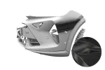 CSR Performance Flaps mit ABE für Cupra Formentor FP045-C Carbon Look Hochglanz (keine Lackierung erforderlich)