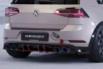 CSR Racing Diffusor | Heckansatz für VW Golf 7 (Typ AU) R HA411 Lackierung erforderlich (unlackiert roh)