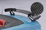 CSR Schwanenhals Heckflügel mit ABE für Ford Mustang MK6 Cabrio SHF047-D01-C Carbon Look Hochglanz (keine Lackierung erforderlich)