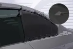 CSR Seitenscheibenblenden mit ABE für BMW 3er E92 / M3 E92 Coupe SSB038-S Strukturiert schwarz matt (keine Lackierung erforderlich)