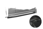 CSR Seitenschweller mit ABE für Mercedes Benz C-Klasse W206 / S206 SS554-C Carbon Look Hochglanz (keine Lackierung erforderlich)