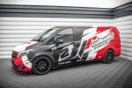 Maxton Design Seitenschweller Ansatz für Mercedes-Benz Vito Extra Long W447 schwarz Hochglanz