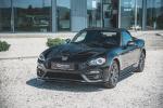 Maxton Design Front Ansatz für Abarth 124 Spider schwarz Hochglanz