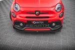 Maxton Design Front Ansatz für Abarth 595 Mk1 Facelift schwarz Hochglanz