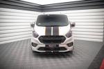Maxton Design Front Ansatz für Ford Transit Custom ST-Line Mk1 Facelift schwarz Hochglanz