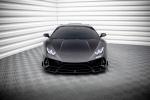 Maxton Design Front Ansatz für Lamborghini Huracan EVO AWD schwarz Hochglanz