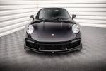 Maxton Design Front Ansatz für Porsche 911 Turbo S 992 schwarz Hochglanz