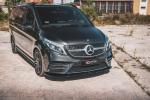 Maxton Design Front Ansatz V.2 für Mercedes-Benz V-Klasse AMG-Line W447 schwarz Hochglanz