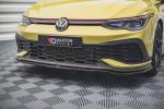 Maxton Design Front Ansatz V.3 für VW Golf GTI Clubsport Mk8 schwarz Hochglanz